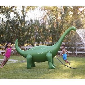 NEW 8.5ft X 6ft Pottery Barn Kids Dinosaur Inflatable Water Sprinkler Swim Toy
